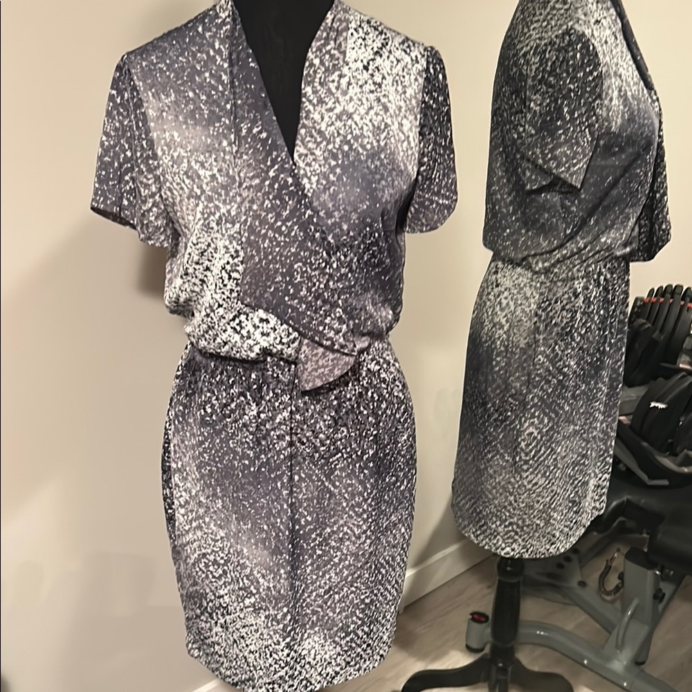 Mexx Grey and White Dress